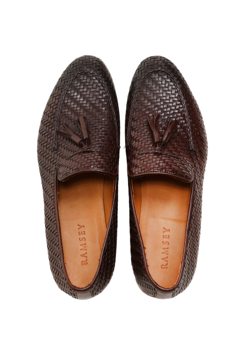 Kahverengi Deri Klasik Loafer - 5
