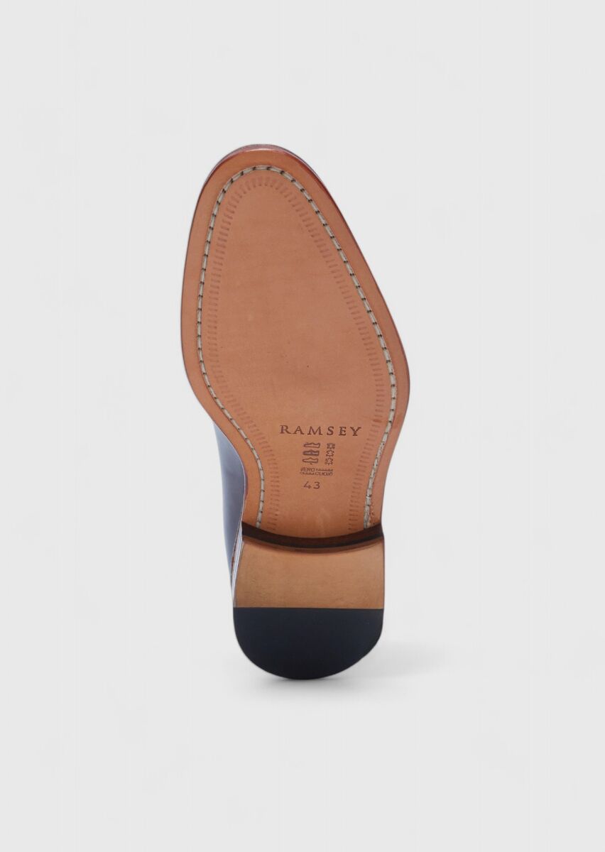 Kahverengi Deri Klasik Loafer - 4