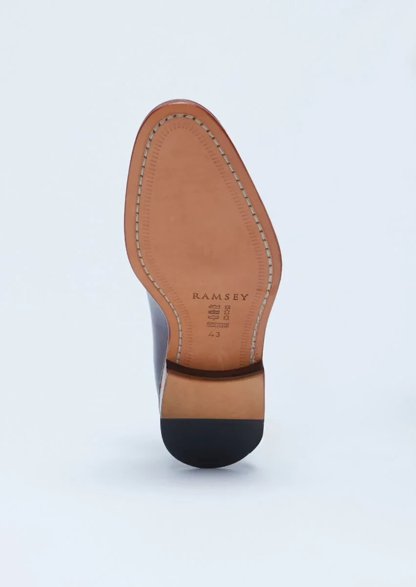 Kahverengi Deri Klasik Loafer - 4