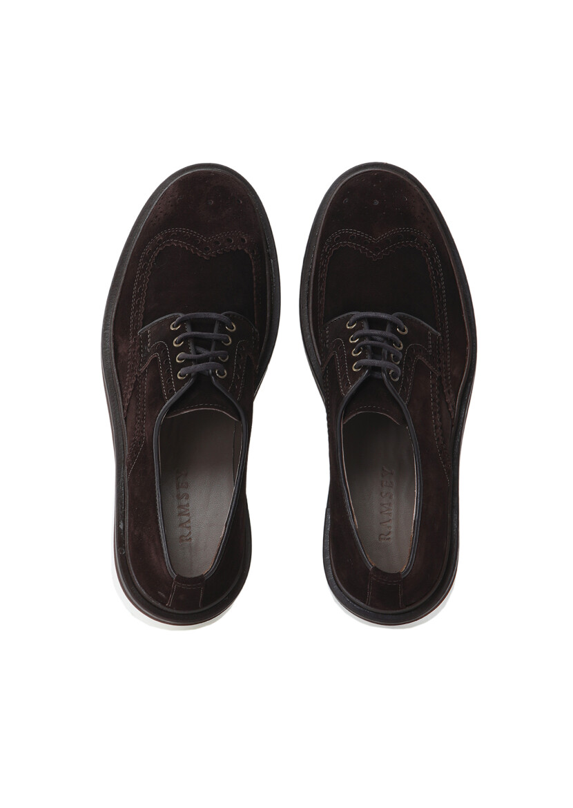 Kahverengi Süet Casual Ayakkabı - 6