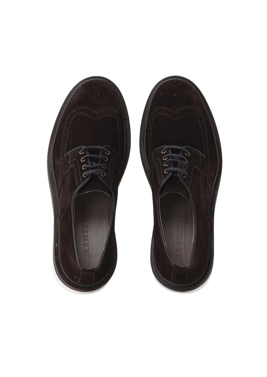 Kahverengi Süet Casual Ayakkabı - 6