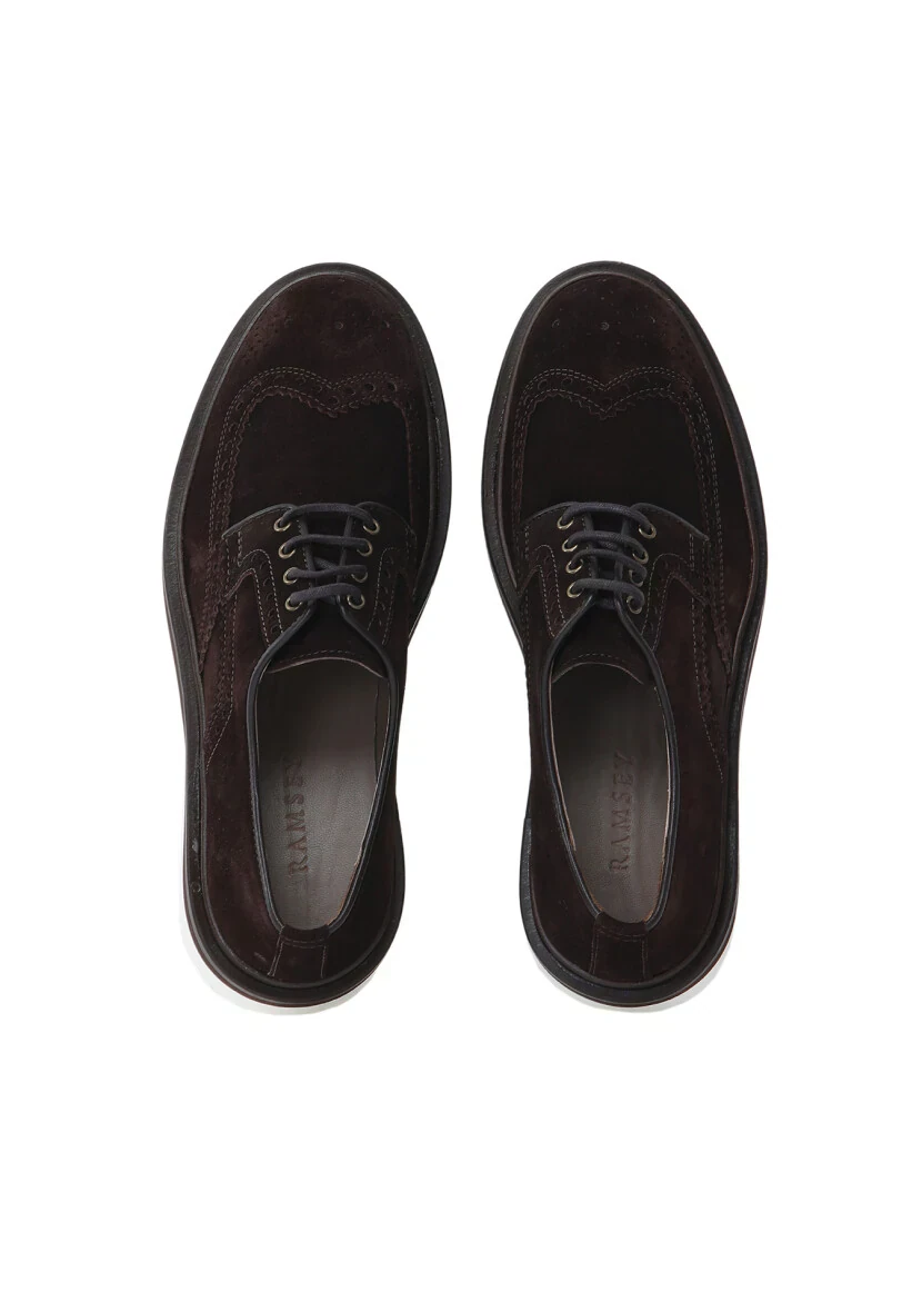 Kahverengi Süet Casual Ayakkabı - 6