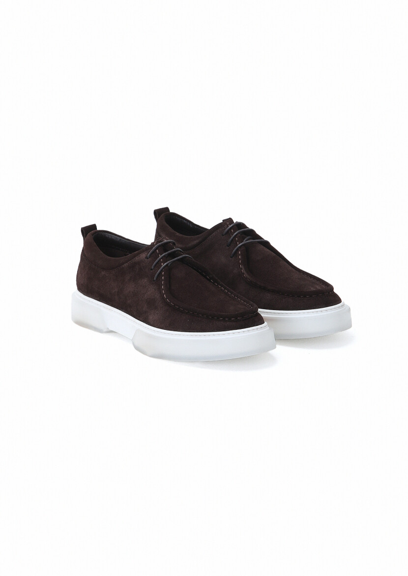 Kahverengi Süet Casual Ayakkabı - 2