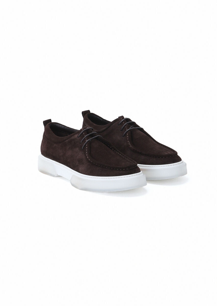 Kahverengi Süet Casual Ayakkabı - 2