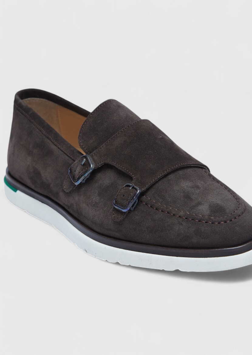 Kahverengi Süet Casual Loafer - 2