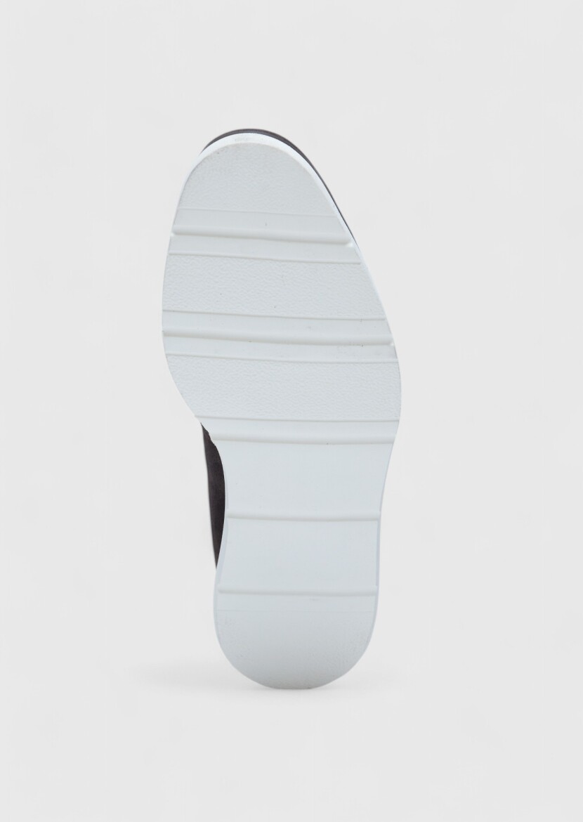Kahverengi Süet Casual Loafer - 4
