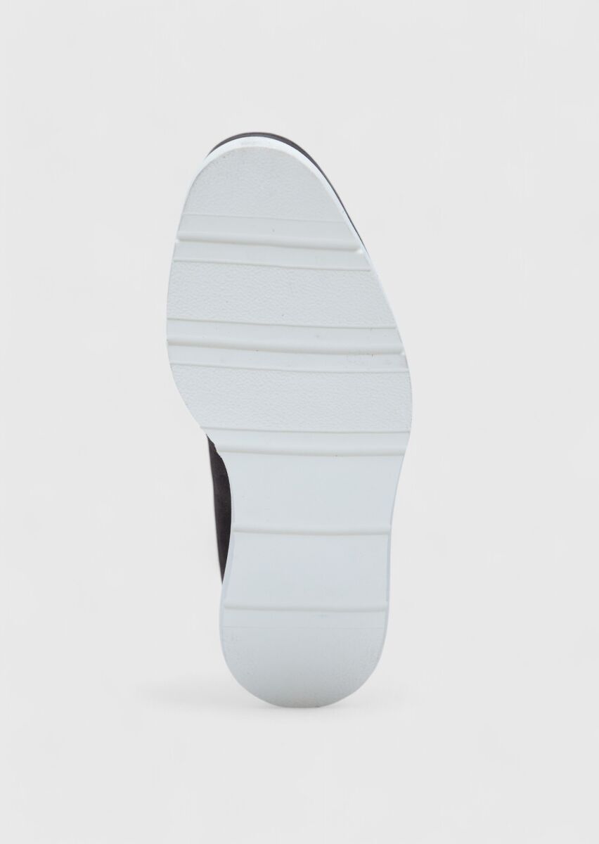 Kahverengi Süet Casual Loafer - 4