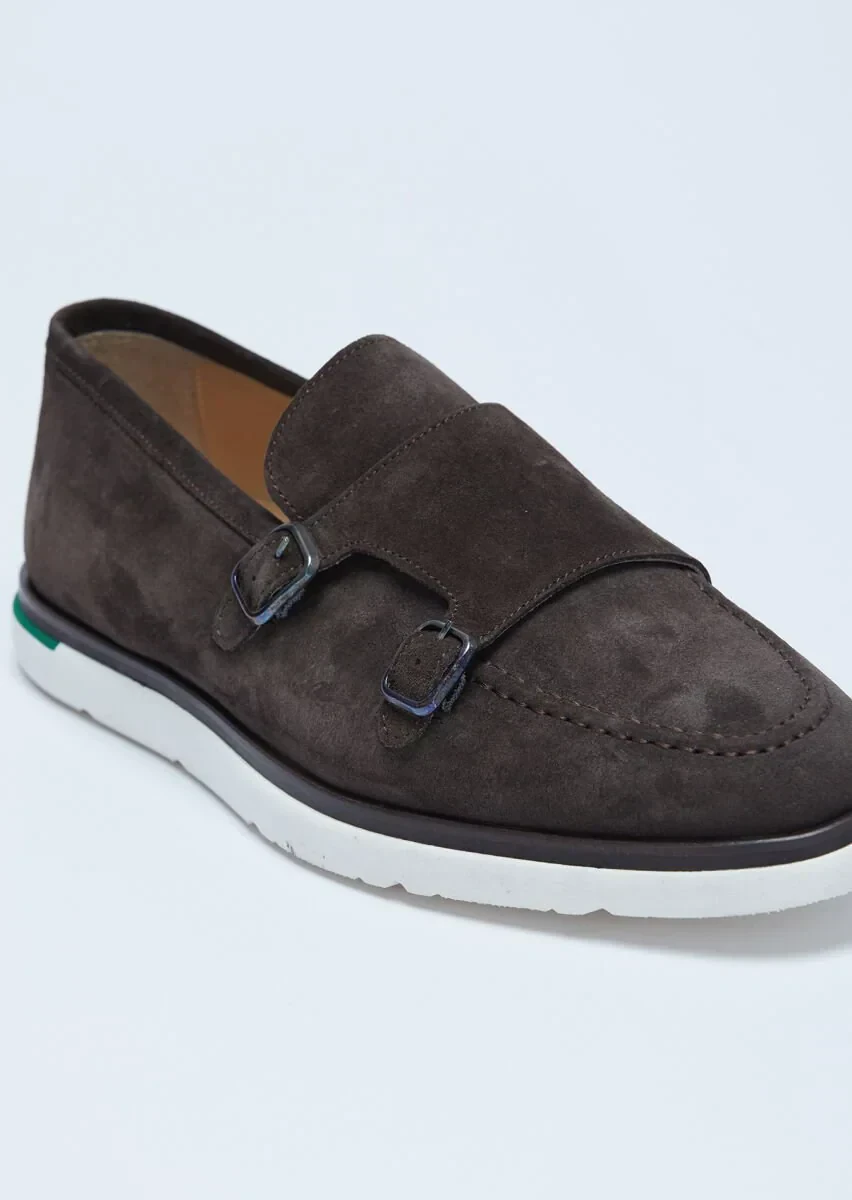 Kahverengi Süet Casual Loafer - 2