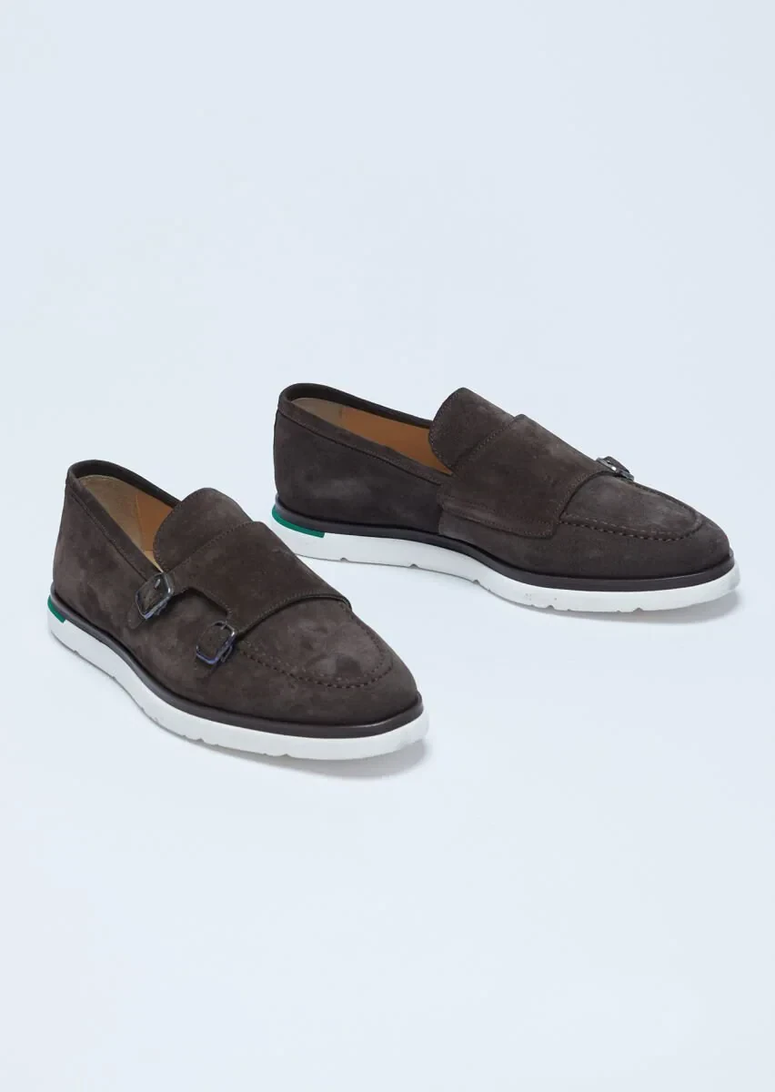 Kahverengi Süet Casual Loafer - 3