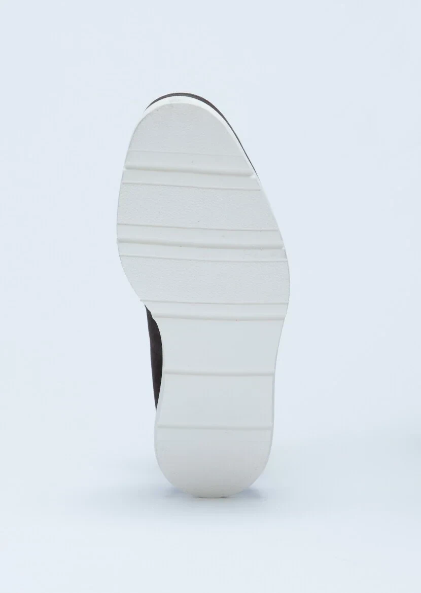 Kahverengi Süet Casual Loafer - 4