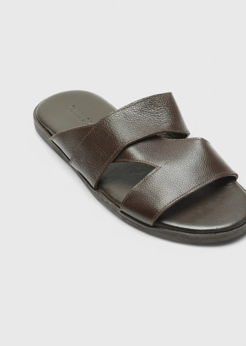 Kahverengi Terlık-sandalet 