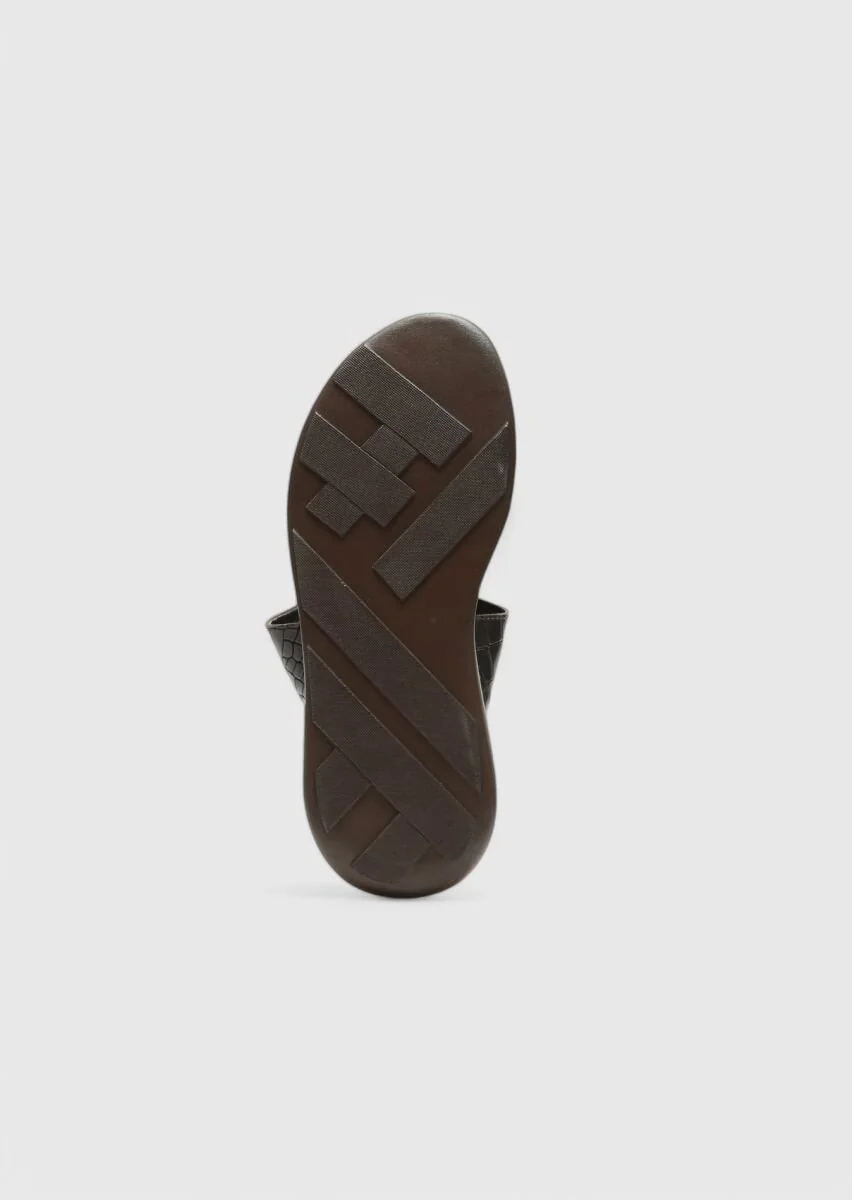 Kahverengi Terlık-sandalet - 4