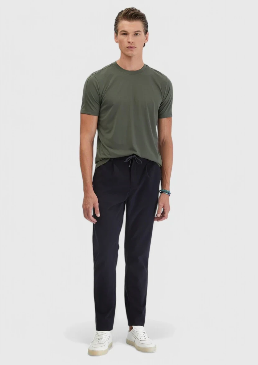 Khaki Crew Neck T-Shirt 