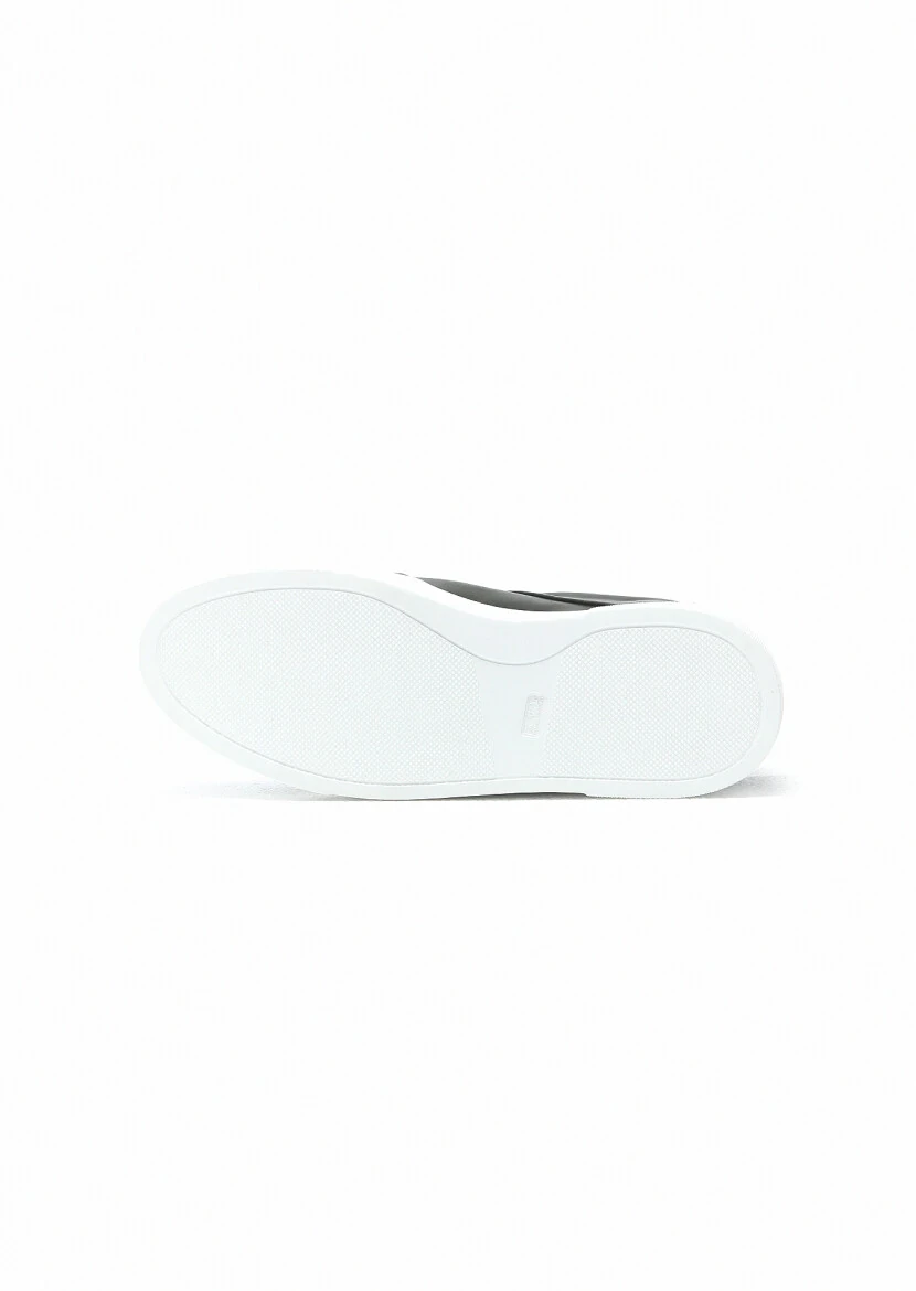 Khaki Leather Sport Sneaker - 5
