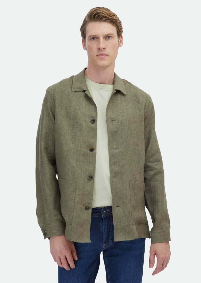 Khaki Overshirt 