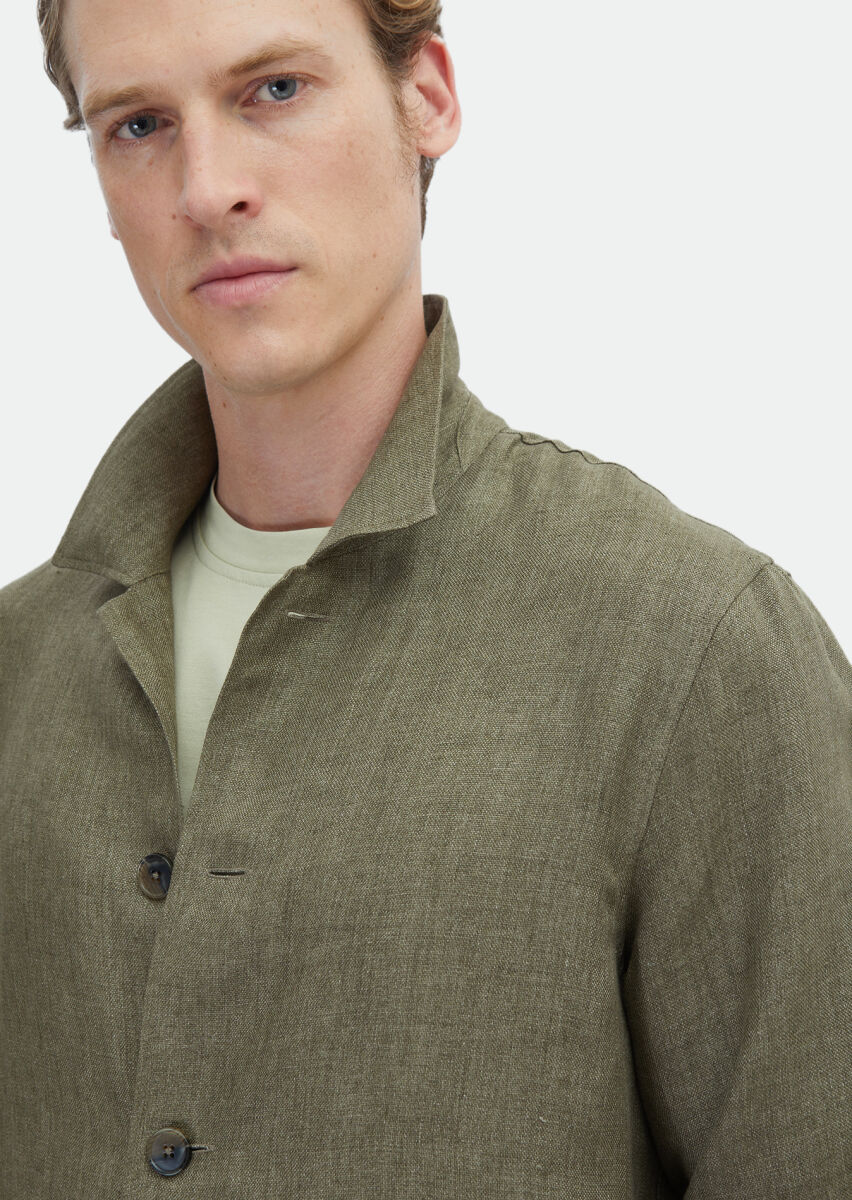 Khaki Overshirt - 4