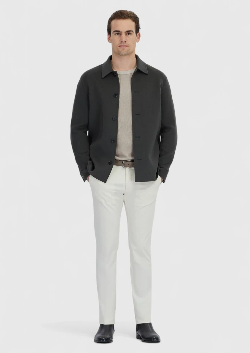 Khaki Overshirt - RAMSEY