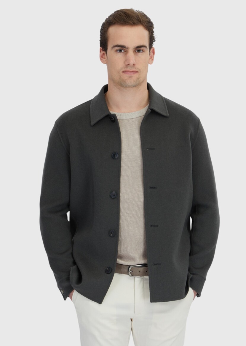 Khaki Overshirt - RAMSEY