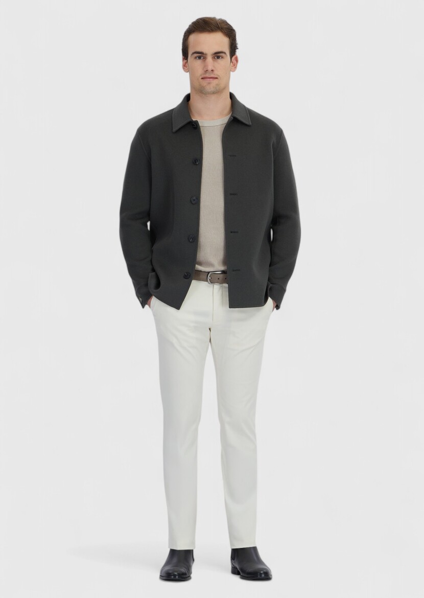 Khaki Overshirt - RAMSEY