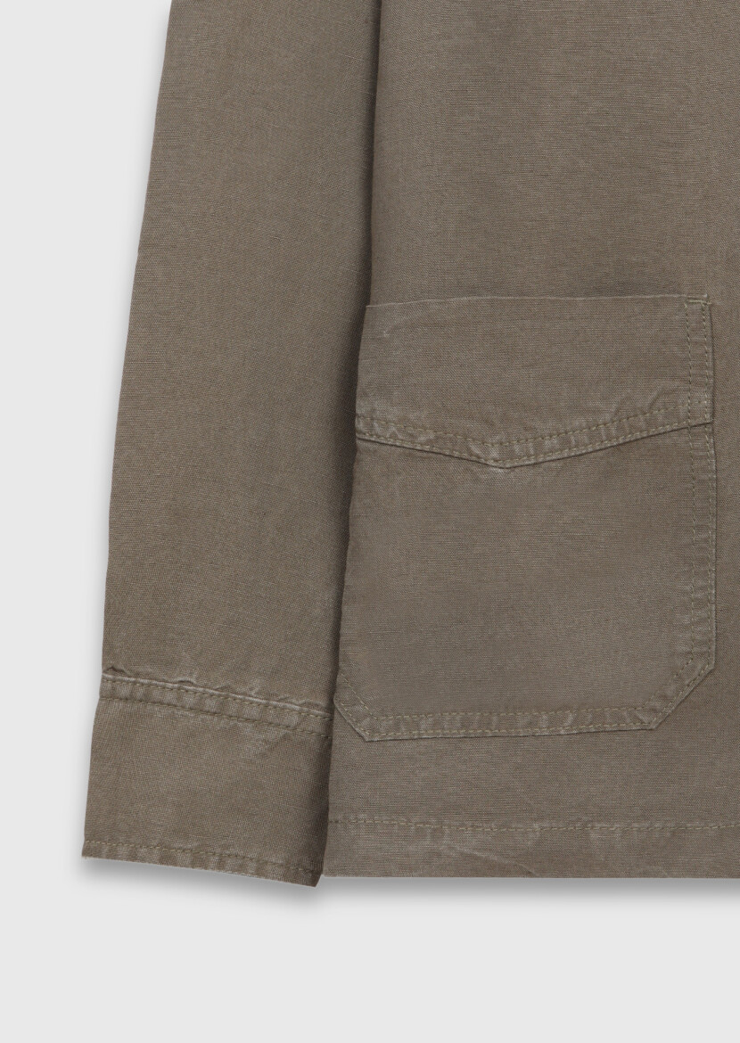 Khaki Overshirt - 8