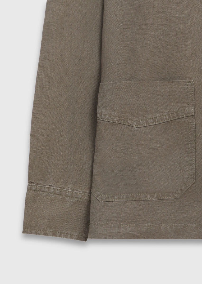 Khaki Overshirt - 8