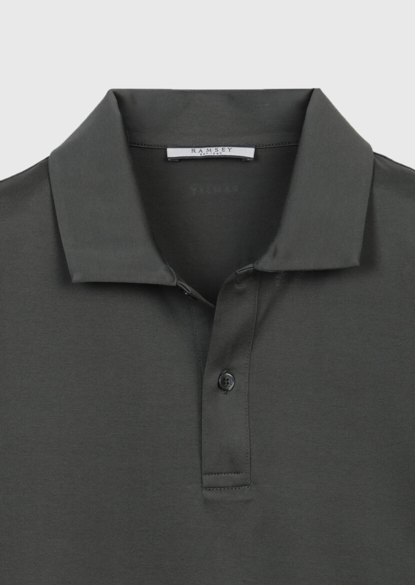 Khaki Plain 100% Cotton T-Shirt - 6