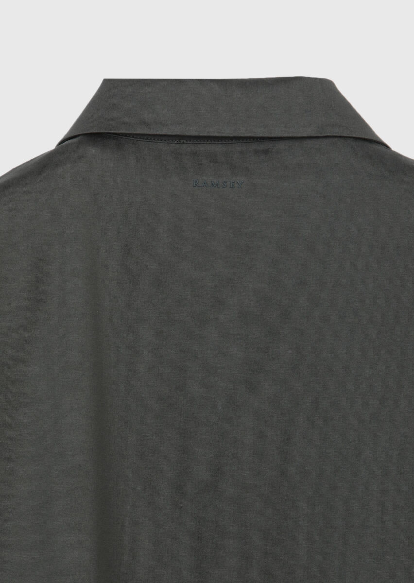 Khaki Plain 100% Cotton T-Shirt - 8
