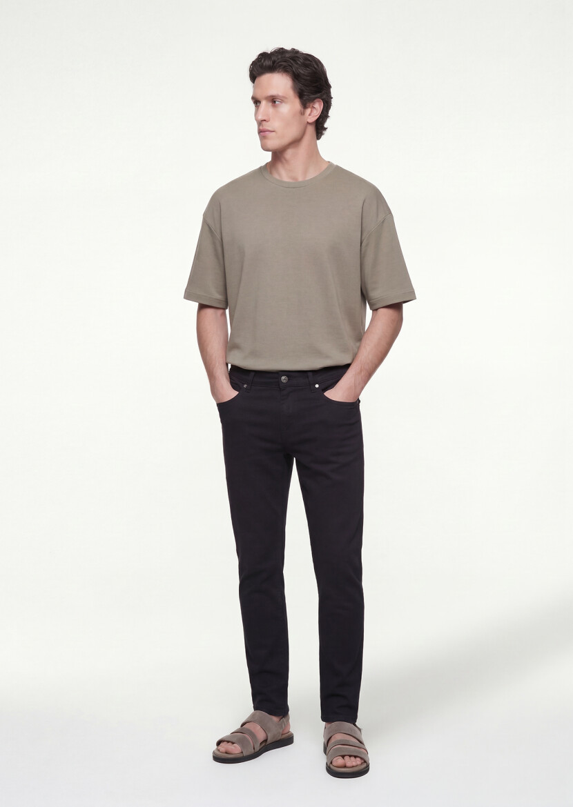 Khaki Plain Sweatshirt - 3