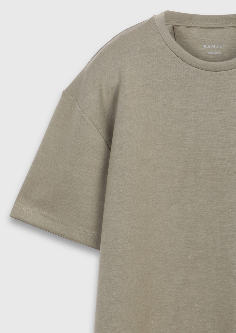 Khaki Plain Sweatshirt - 6