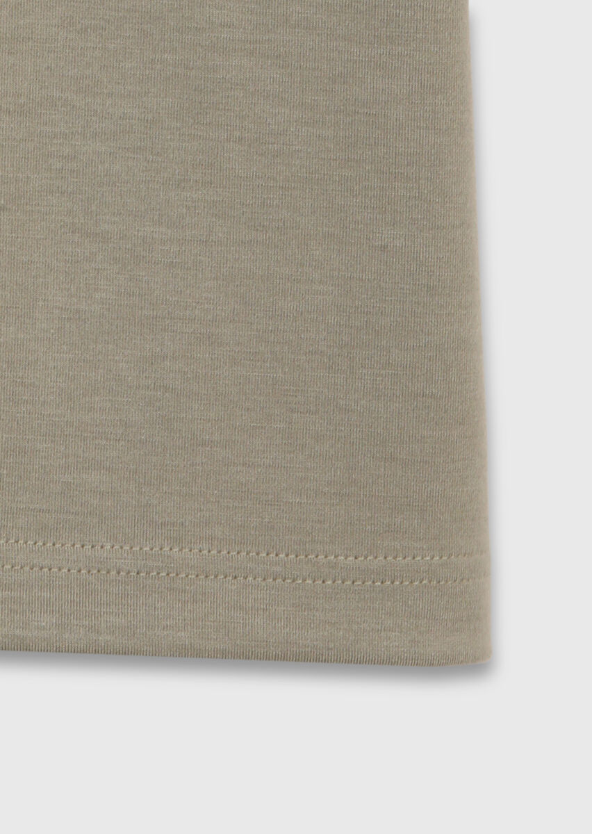 Khaki Plain Sweatshirt - 7