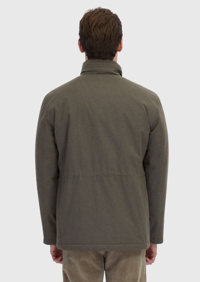 Khaki Regular Fit Lightweight Jacket - 6