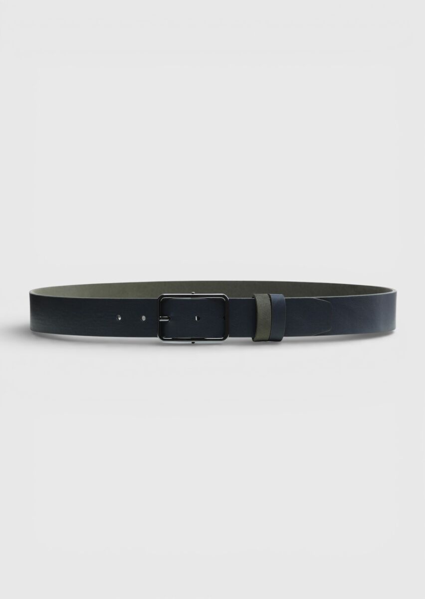 Khaki Suede Belt - 1