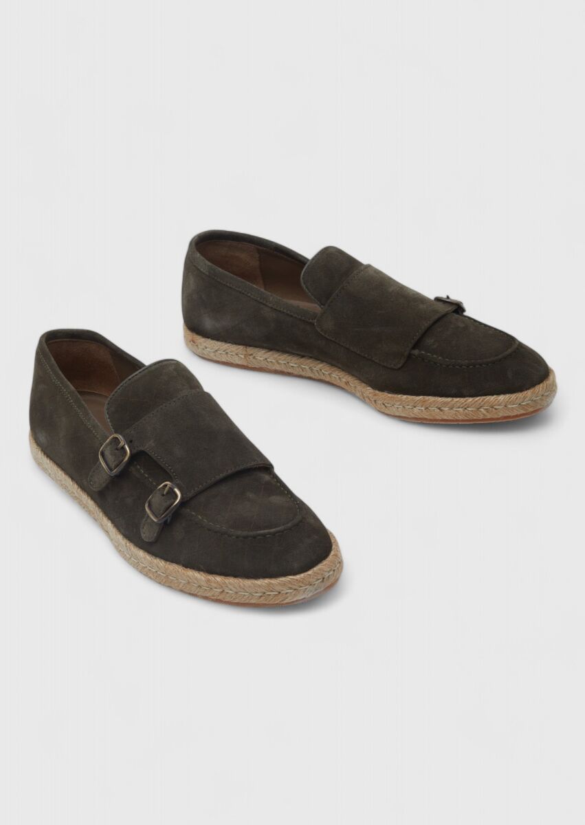 Khaki Suede Casual Loafer - 3