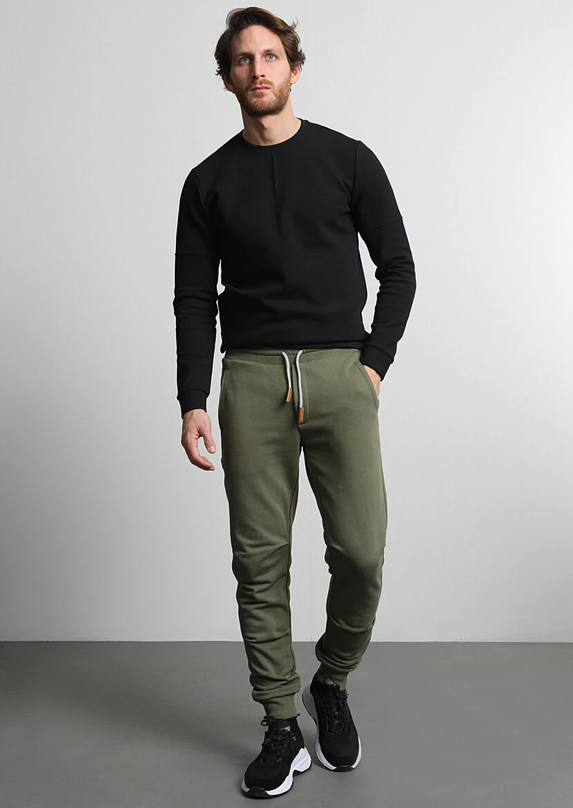 Khaki Sweat Pants - 3
