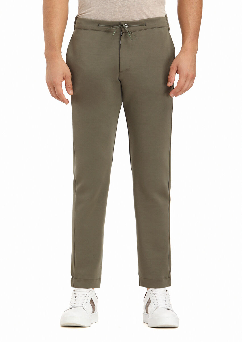 Khaki Sweat Pants - 2