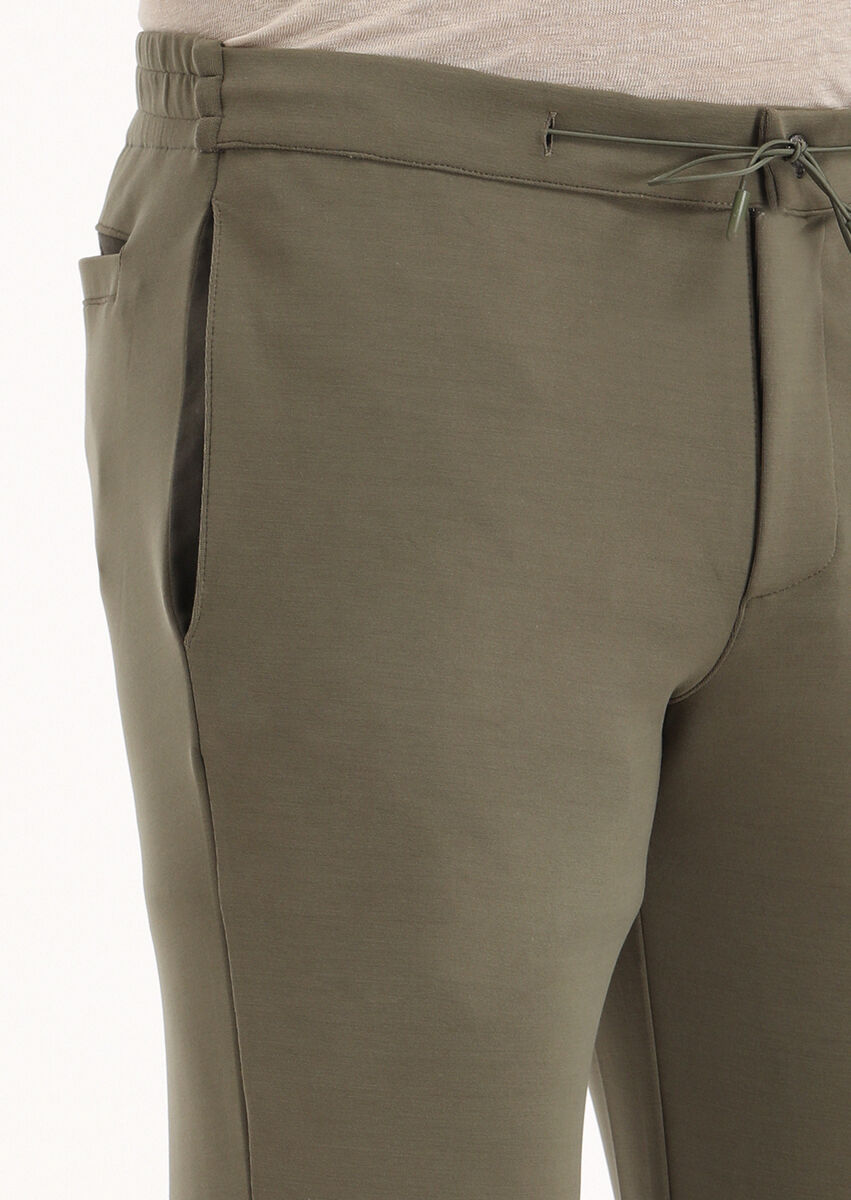 Khaki Sweat Pants - 3