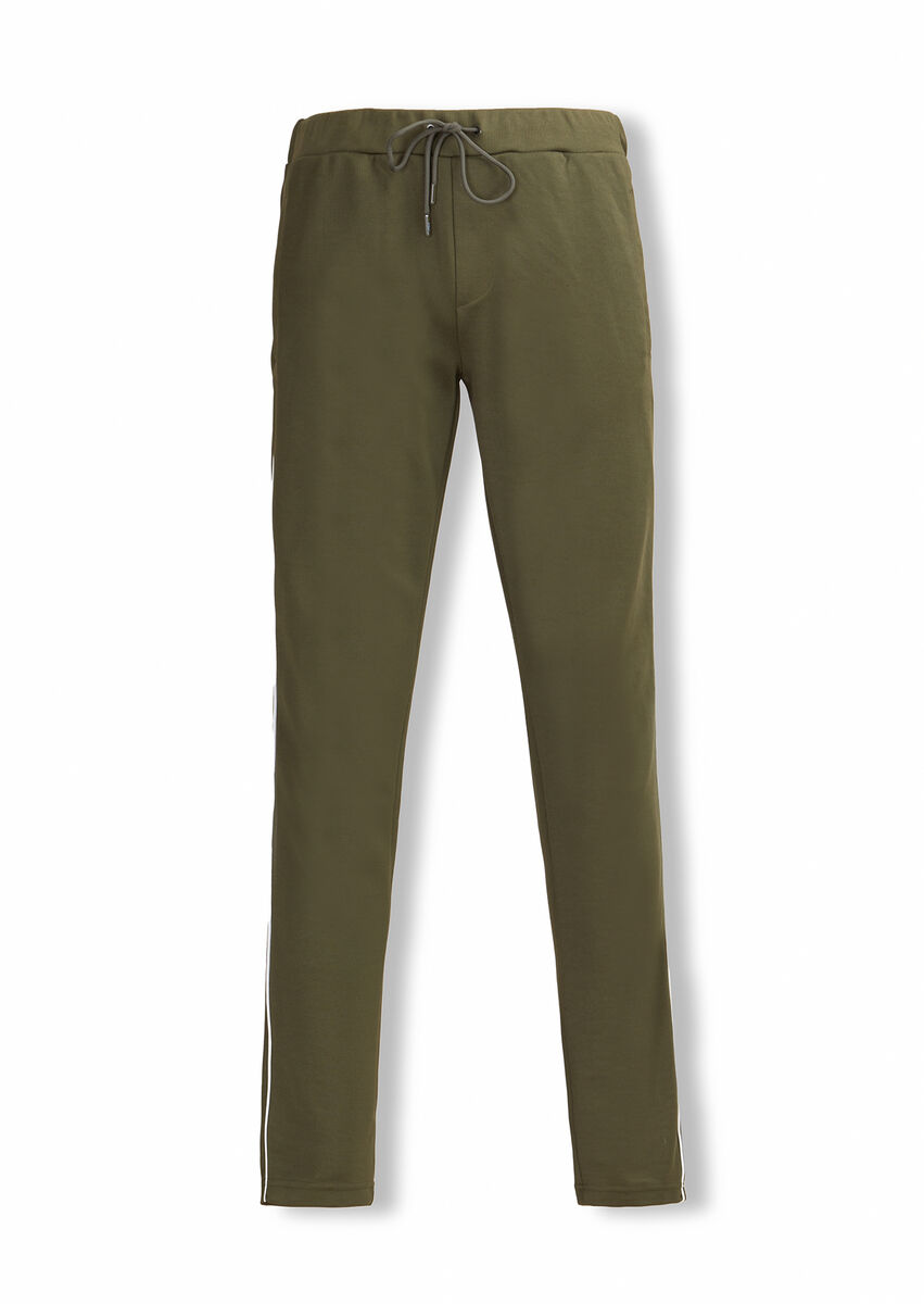 Khaki Sweat Pants - 1