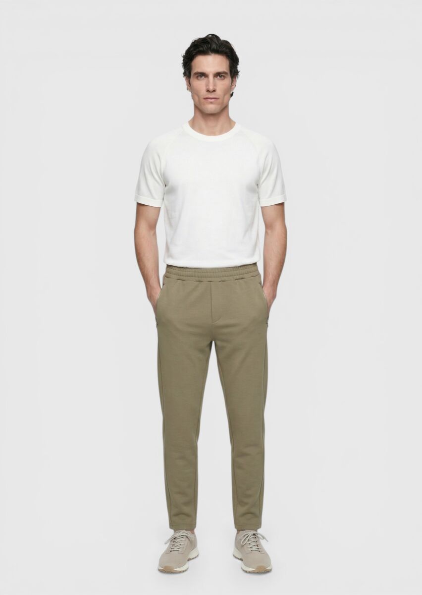 Khaki Sweat Pants - 3