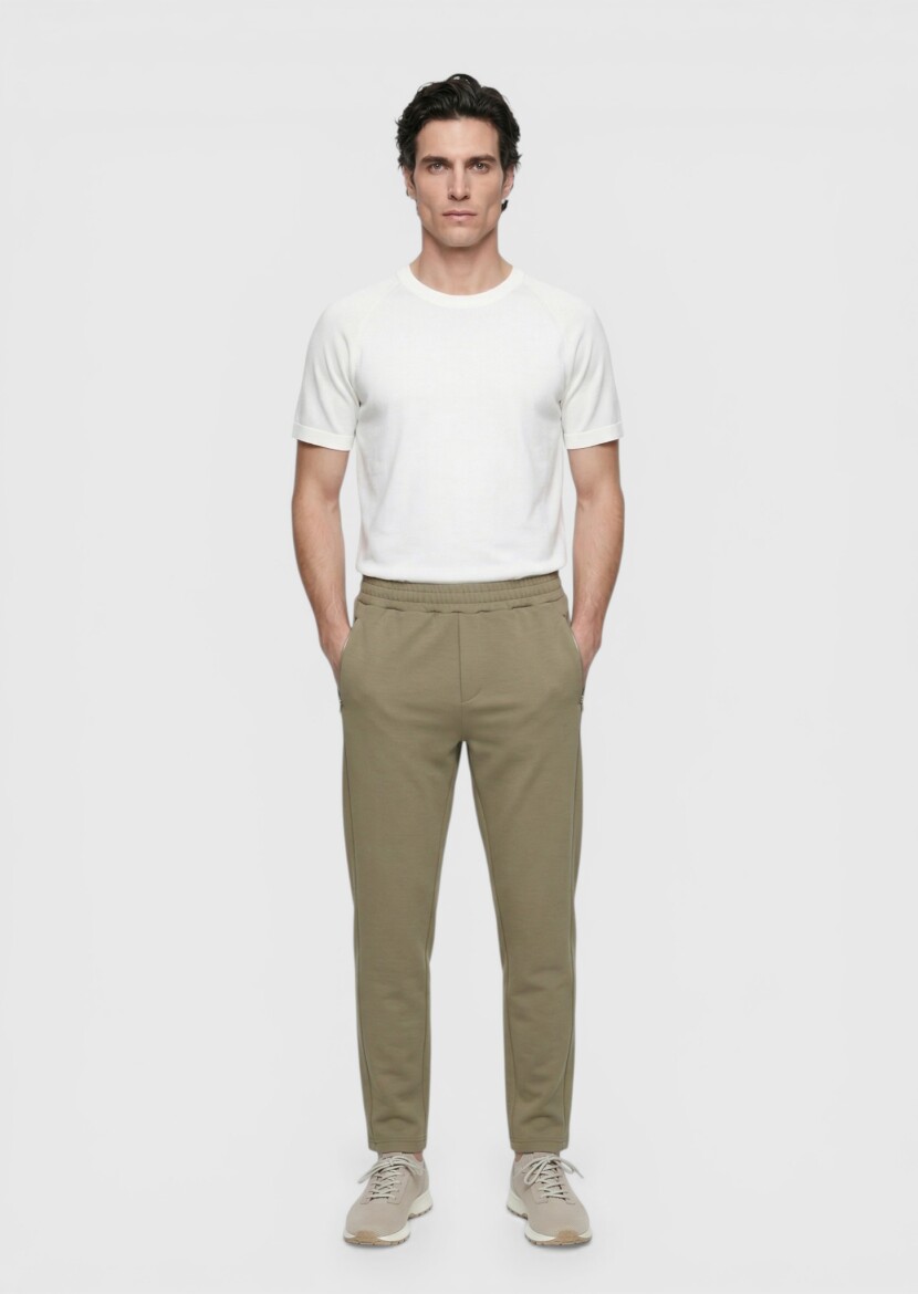 Khaki Sweat Pants - 3