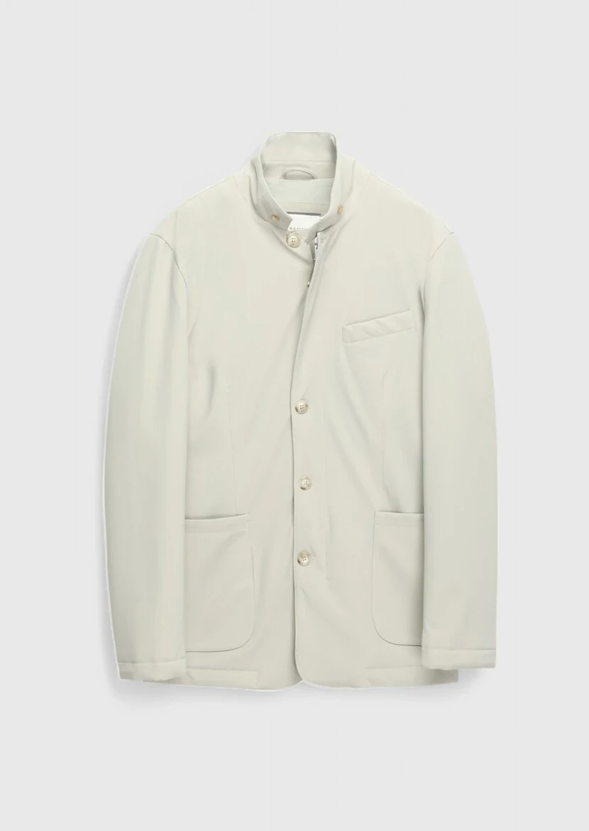 Kum Regular Fit Micro Jel Elyaflı Spor Ceket - 8