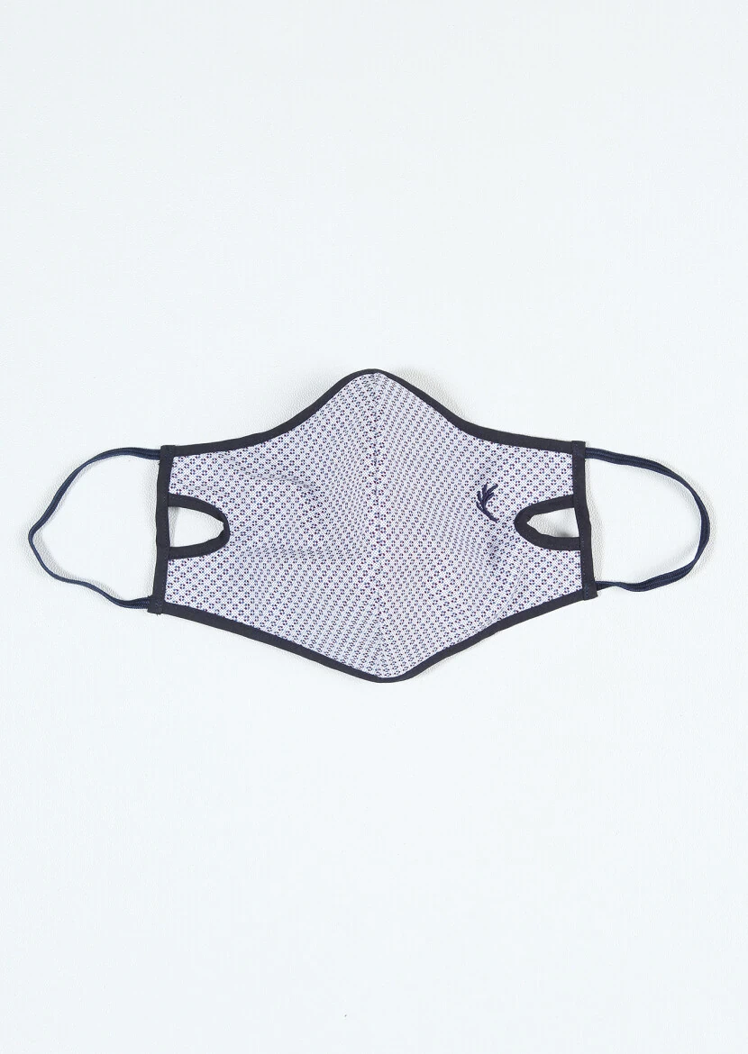 Lacivert %100 Pamuk Maske - 2
