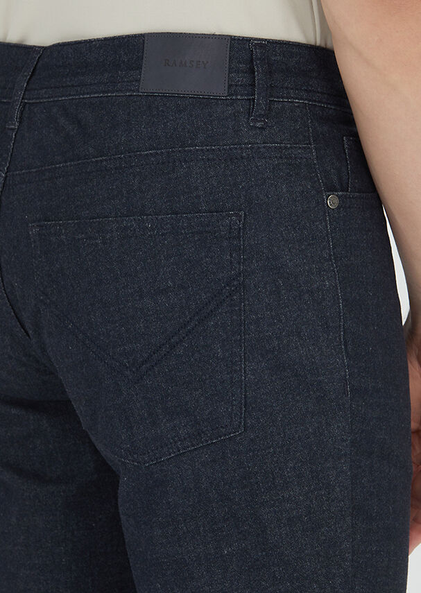 Lacivert Düz Dokuma Regular Fit Casual Pamuk Karışımlı Pantolon - 4