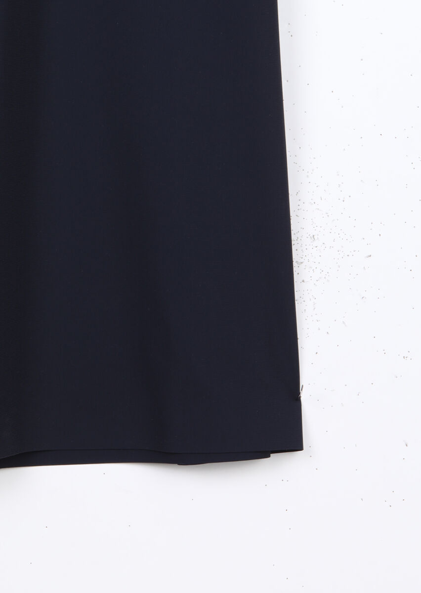 Lacivert Düz T-Shirt - 7