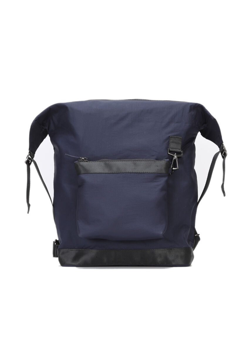 Lacivert Kumaş Çanta - 1