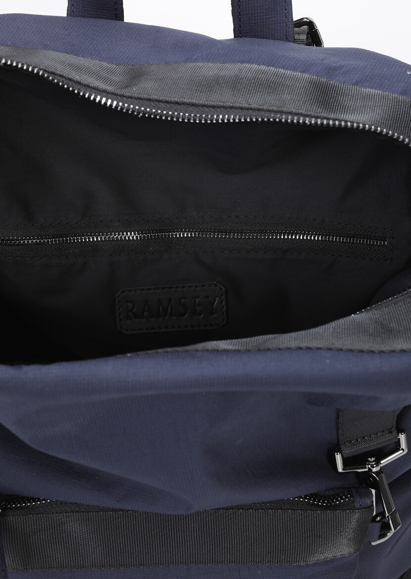 Lacivert Kumaş Çanta - 8