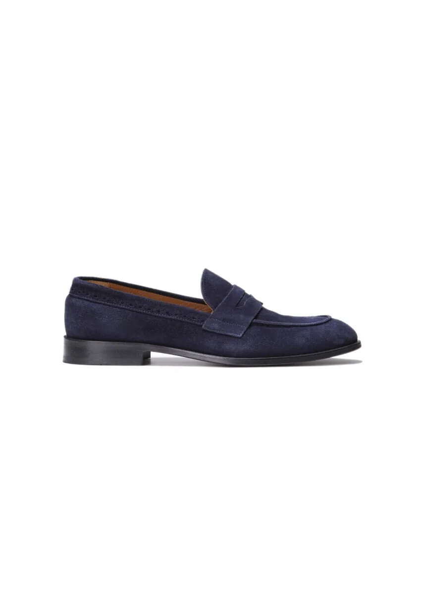 Lacivert Loafer - 1