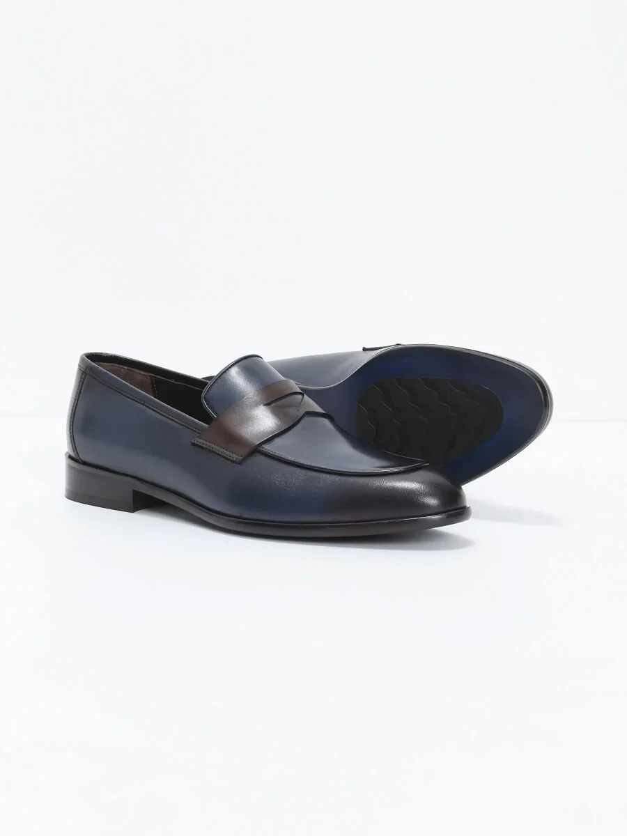 Lacivert Loafer - 4