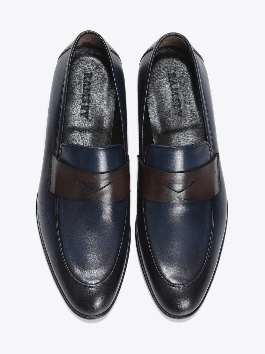 Lacivert Loafer - 5