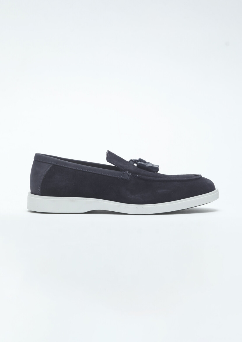 Lacivert Loafer - 1