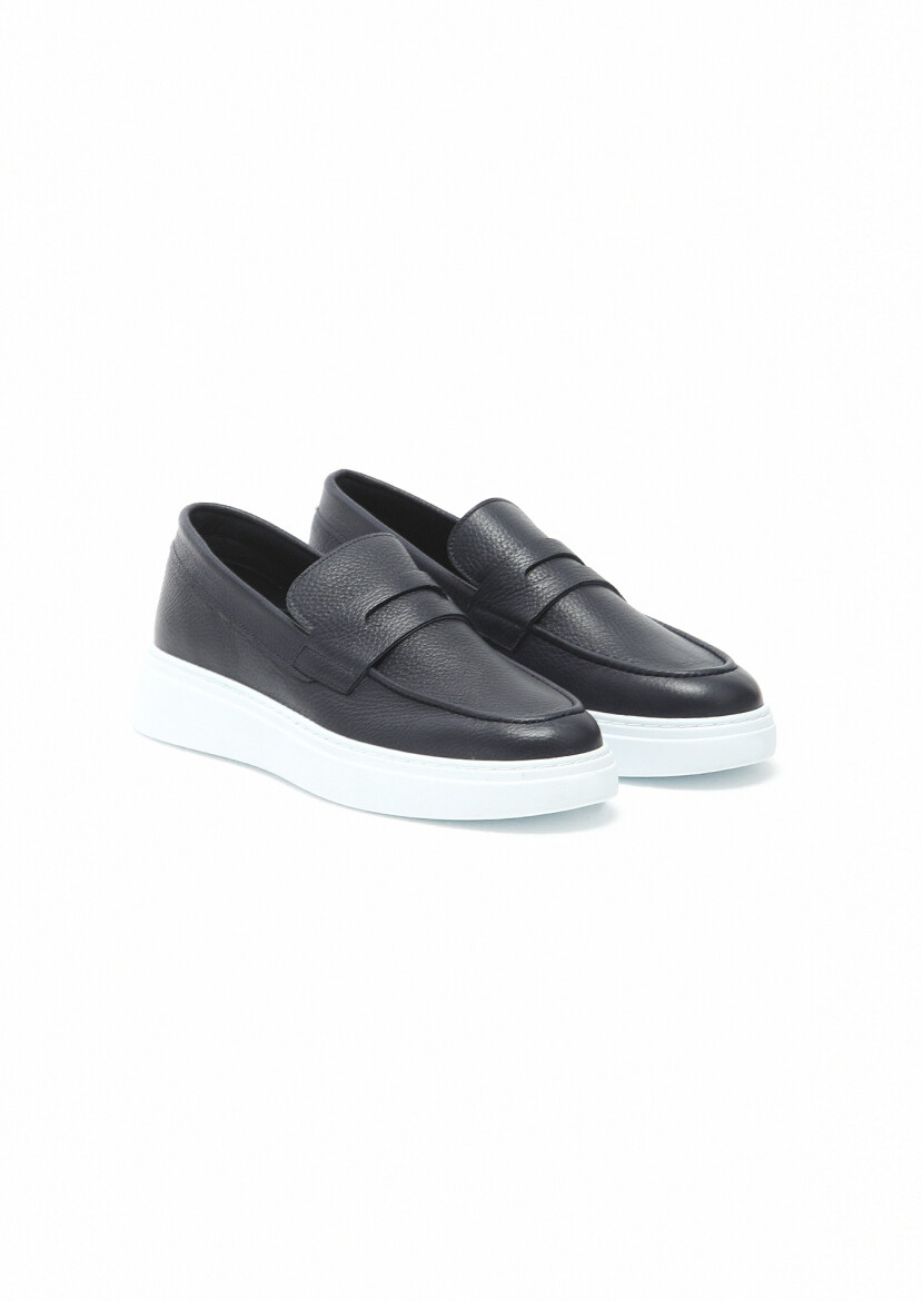 Lacivert Loafer - 2